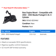 thumbnail image 2 of Rear Engine Mount - Compatible with 2002 - 2003 Mazda Protege5 2.0L 4-Cylinder, 2 of 2