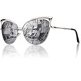 thumbnail image 1 of GQUEEN Gafas de Sol Sobredimensionadas Polarizadas con Montura Metálica Ojo de Gato, 1 of 7