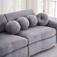 thumbnail image 6 of Upholstered Loveseat Sofa with Cushions, 84"Chenille Love Seat Couches, Modern 2 Seater Couch with Pillows for Living Room, Bedroom, Office, Apartment, 6 of 7