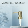 thumbnail image 2 of Stainless Steel Pump Head Push Type Lotion Pump Head, 2 of 11