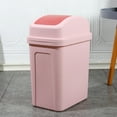 thumbnail image 2 of Qiangzon Plastic Trash Can with Lid, 5.5 Gallon Dog-Proof Garbage Can for Bathroom, Kitchen, Living Room, and Bedroom, Durable Waste Basket with Secure Lid for Odor Control 1 Trash Can, 2 of 8