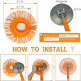 thumbnail image 2 of YOPTOP Dust Mop Microfiber Mops for Floor Cleaning  with Height Adjustable Handle and 3 Washable Mops Pad  Wet & Dry Floor Cleaning Mop for Hardwood  Tiles  Laminate - Dust Broom (grey),orangepads*3, 2 of 7