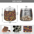 thumbnail image 2 of Yayeee Ashtray with Lid for Cigarette Smokeless Stainless Steel Home Ash Holder, Yellow Floral, 2 of 7