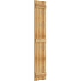 thumbnail image 2 of 16 1/8"W X 76"H Timbercraft Three 5 3/8" Boards Joined Board-N-Batten Shutters, Rough Sawn Western Red Cedar (Per Pair), 2 of 13