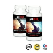 Nitride Premium Nitric Oxide Booster For Increased Flow, Stamina and Ability, 180 tabs - 2 Bottles