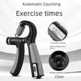 thumbnail image 4 of Brazo de entrenamiento de mano con agarre de conteo ajustable, equipo de fitness portátil, 4 of 4