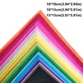 thumbnail image 2 of 40Pcs Handicraft High Quality Colorful Squares Handmade Fabri Non Woven Fabric Needlework Felt Fabric Patchwork Cloth Felt Fabric Sheet 15X15CM 40PCS, 2 of 8