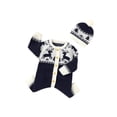 thumbnail image 5 of Kiapeise Baby’s Fawn Knitted Single-breasted Long Sleeve Jumpsuit with Hat, 5 of 10