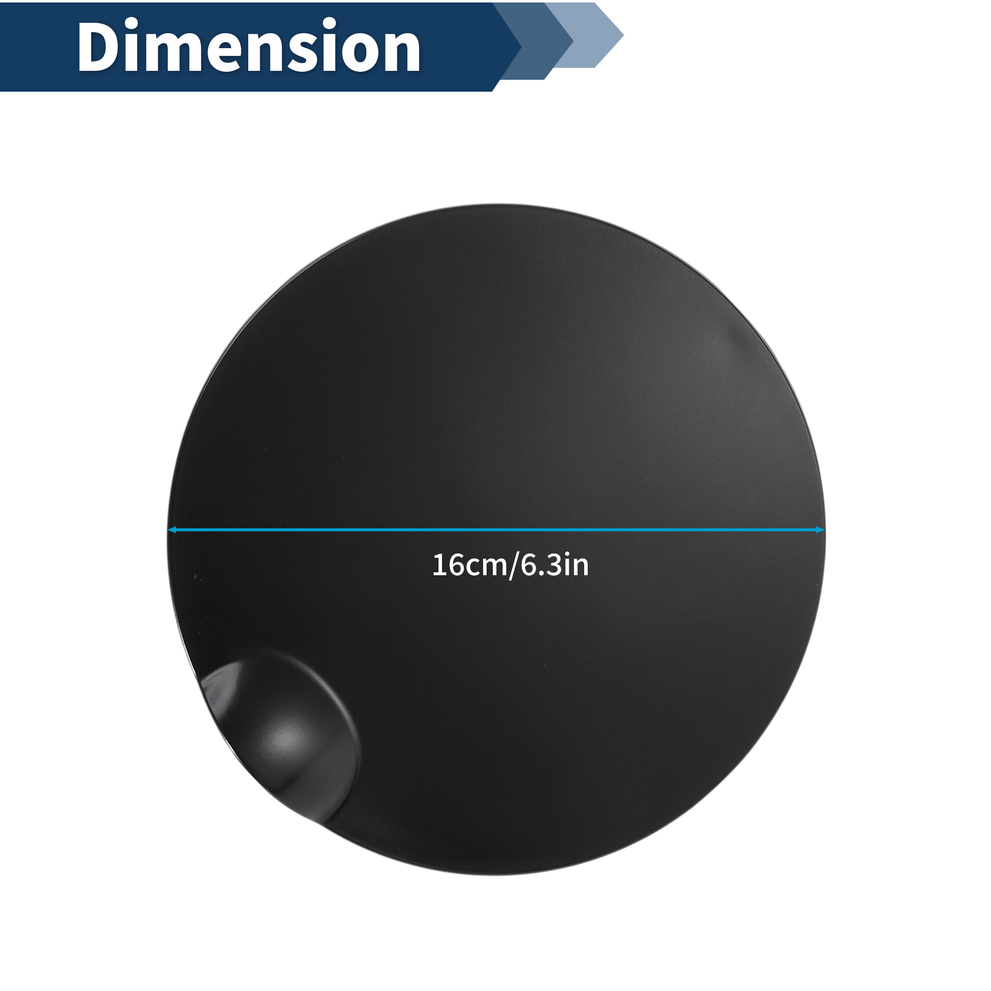 Unique Bargains Fuel Tank Door for Ford F-150 2015-2023 6 Cyl 2.7L 3.0L Fuel Filler Door Gas Cap for Ford F150 No.FL3Z-99405A26-BPTM Black