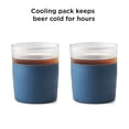 thumbnail image 3 of Rabbit Freezable Whiskey Glasses with Silicone Sleeves, Set of 2 - 8oz Durable Barware for Bourbon, Scotch, Cocktails or White Wine - No Ice Needed, Chills Without Dilution, 3 of 6