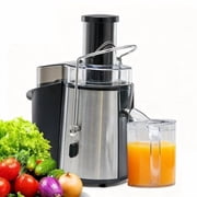 Centrifugal Juicer Machine with 2.6-Inch Wide Chute, 480W High Speed Juicer for Whole Fruits and Vegetables, Stainless Steel Filter and Cleaning Brush