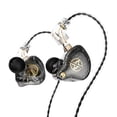 thumbnail image 1 of TFixol X2 Pro Detachable HiFi Wired Earphones with Dual Dynamic Drivers, 3.5mm Stereo Bass Headset for Sports and Music, Black, 1 of 6