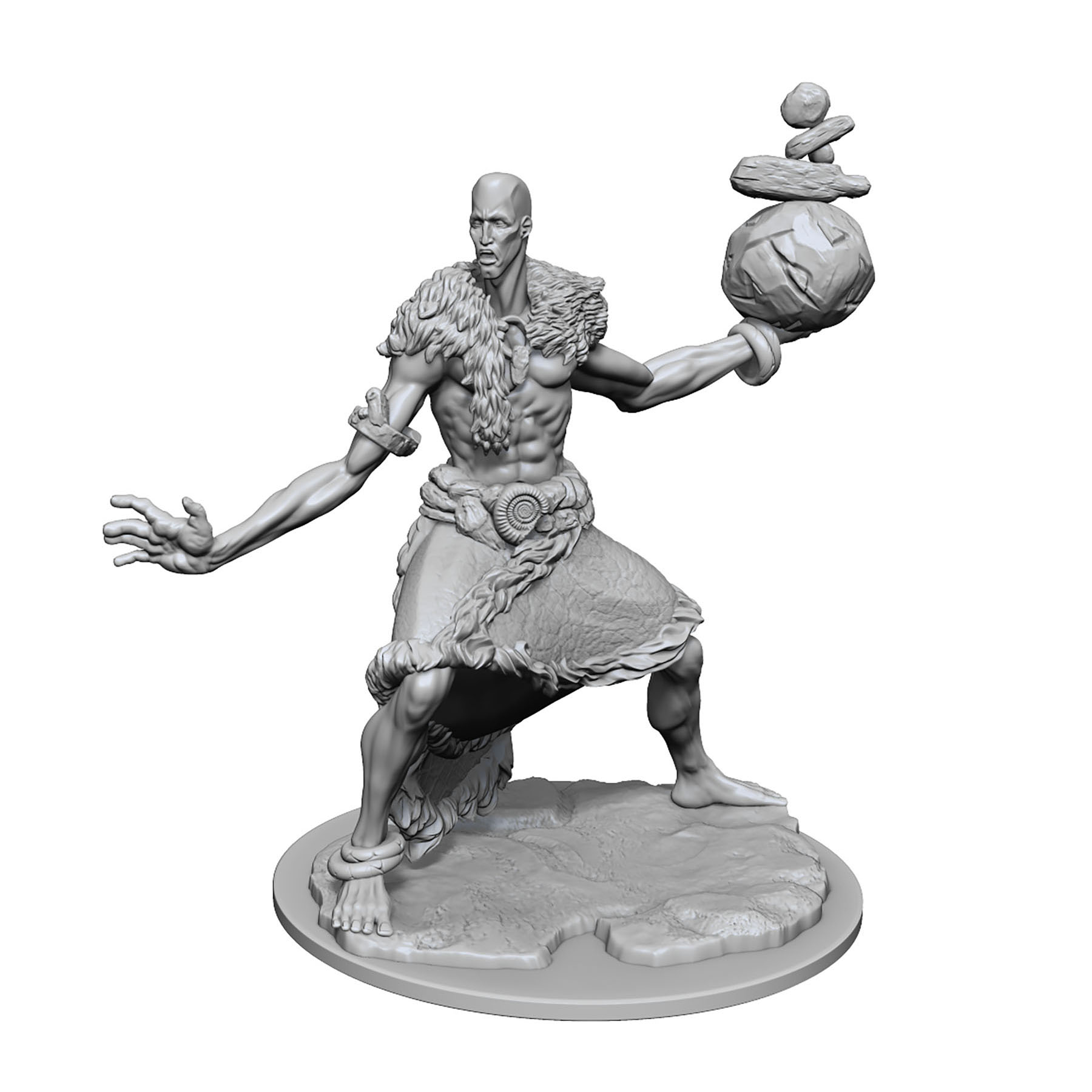 D&D Frameworks: Stone Giant Miniature - Unpainted Unassembled Customizable Miniature. Dungeons & Dragons
