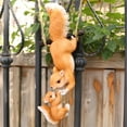 thumbnail image 6 of Mother's Day Hanging Ornament Garden Squirrels Statues Hanging Squirrels Ornament Resin Squirrels Figurine Indoor Outdoor Backyards Mother's Day Decorations, 6 of 6