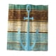 thumbnail image 3 of Cortina de ducha y ganchos para baño, 180x180cm, diseño de ancla de barco/caracola/estrella de mar Multicolor, 3 of 9