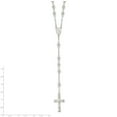 thumbnail image 5 of Auriga Fine Jewelry 925 Sterling Silver Polished Rosary Necklace for Women 26", 5 of 6