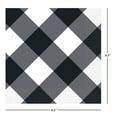 thumbnail image 2 of Way to Celebrate! Black Buffalo Plaid Paper Luncheon Napkins, 6.5in, 20ct, 2 of 3