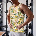 thumbnail image 5 of Vsdgher Fruit Men's Workout Tank Tops Sleeveless Gym Shirt Quick Dry Fitness Bodybuilding Sleeveless T Shirt-Medium, 5 of 7