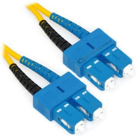 Duplex Single Mode Patch - Diablo Cable 10m SC/SC Duplex 9/125 Single Mode Fiber Patch Cable