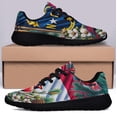 thumbnail image 3 of North Carolina Stte Cardinal and Dogwood Flower Shoes Sneakers Black Size 4.5, 3 of 7