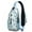 Sky-blue-126, variant on Crossbody Sling Backpack for Women Men Cute Cartoon Shark Pattern Shoulder Sling Crossbody Casual Chest Bag for Travel Sports Running Hiking