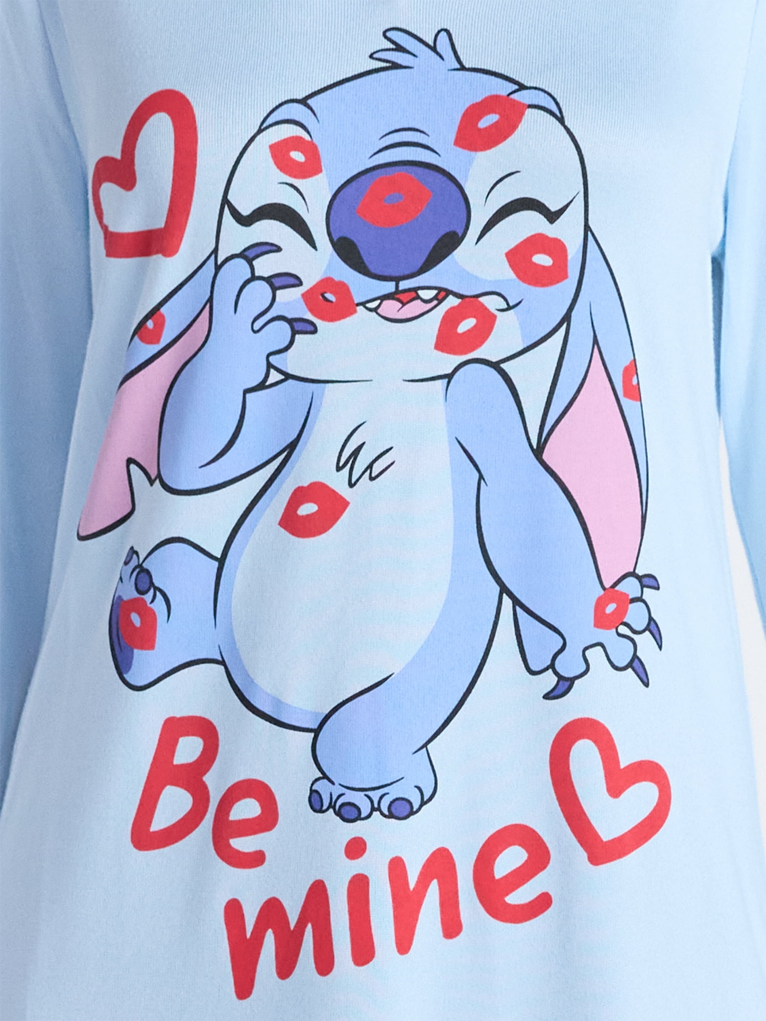 Disney Stitch Women's Valentine's Day Sleepshirt, Sizes XS-3X
