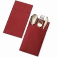 thumbnail image 3 of 50 Count Premium Paper Napkins with Flatware Pocket, Prefolded for Weddings and Parties, 3 of 5