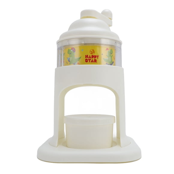 Snow Ice Shaver Kids Cartoon Shaved Ice Machine Portable Hand Crank Ice Crusher Snow Cone Machine for Home