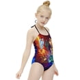 thumbnail image 5 of Wings Of Fire WOF Girls One Piece Swimsuits Quick Dry Bathing Suit Swimwear Swimming Suit 12-14Y(170cm), 5 of 8