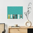 thumbnail image 6 of Naloa Cute Cat Paw And Dog Print Canvas Bathroom Wall Art,Bathroom Wall Art Decoration, Canvas Poster Prints,Decorative Paintings for Living Room, Bathroom, Kids Room, 6 of 6