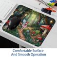 thumbnail image 6 of PhooArto Comfortable Mouse Pad Forest Fairy and Mushroom Desktop Mousepad , 21 x 25 cm Mouse Mat, Non-Slip Rubber Base, Improves Speed and Precision, 6 of 7