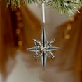 thumbnail image 4 of Adornos navideños, adornos navideños, regalos navideños, adornos navideños, lentejuelas, colgante acrílico, copo de nieve transparente, decoración de escena de árbol de Navidad, accesorios, colgante d, 4 of 6
