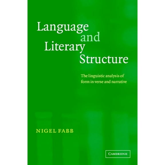Language and Literary Structure, (Paperback)