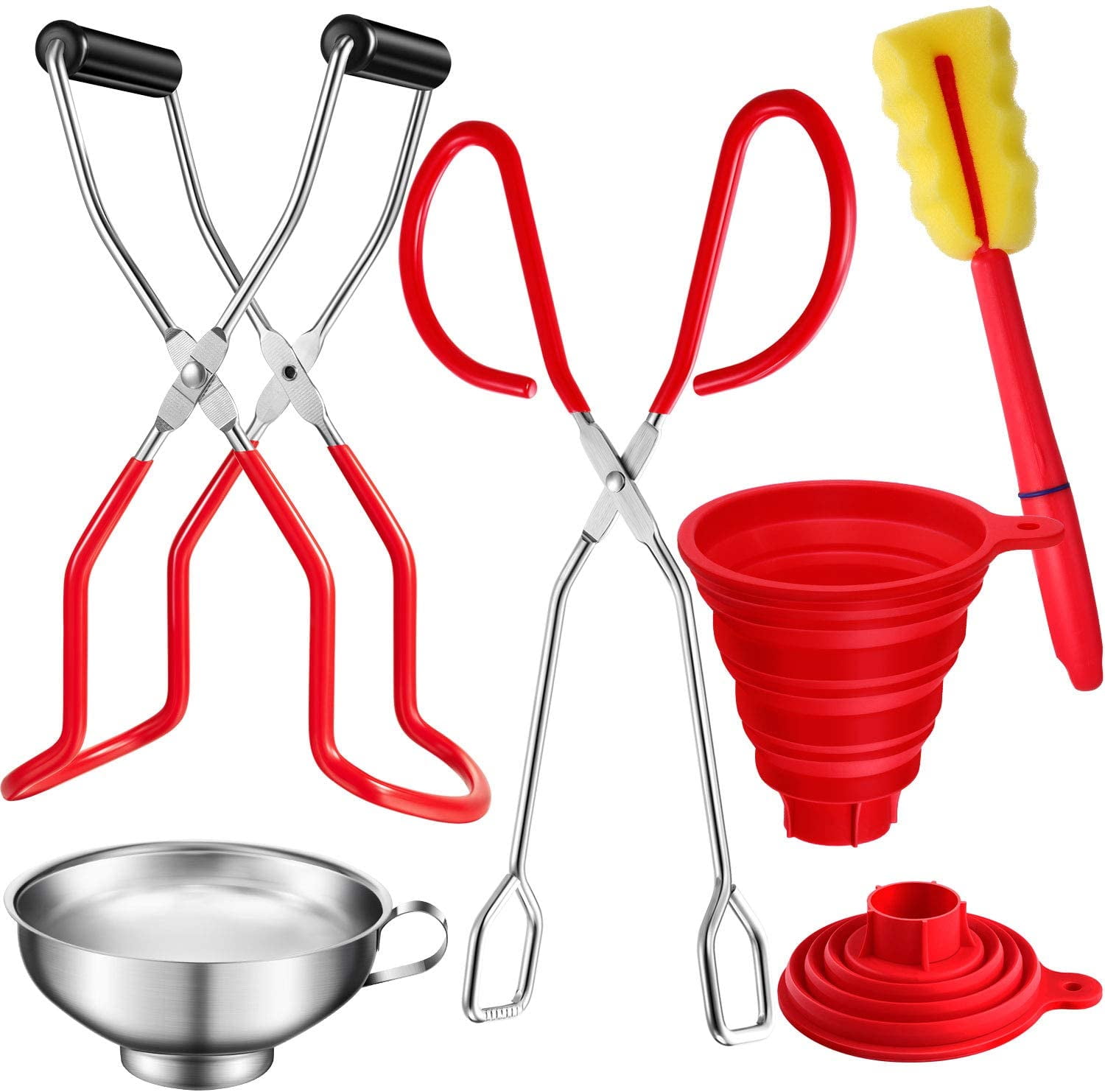 5 Pieces Canning Kits, Wide Mouth and Regular Mouth Jars Canning Jar