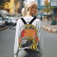 thumbnail image 7 of FORMRS Mini Backpack Purse for Women Quilted Travel Daypack Casual Shoulder Bag, Abstract Boat, 7 of 7