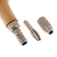 thumbnail image 3 of veasfak 5x Wood Handle Pin Vise Hand Twist Drill Bit Jewelry Craft DIY Tool For1.0-2.4mm, 3 of 9