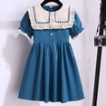 thumbnail image 1 of Robes de Mode pour Filles Été Enfants Robe Décontractée d'École Robe de Princesse Vêtements pour Enfants Robe de Fête d'Anniversaire pour Fille 6 8 10 12 14 Ans, 1 of 1