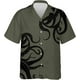 thumbnail image 3 of Camisa de verano para hombre con estampado 3D de pulpo y animales marinos, manga corta, botones de solapa, camisas personalizadas para viajar al trabajo, estilo hawaiano, 3 of 5