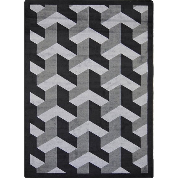 Rooftop 5'4" x 7'8" Area Rug In Color Emerald