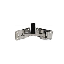 JR Products 10615 Stainless Steel Flat T-Style Door Holder - 4"