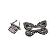 thumbnail image 4 of Unique Bargains Bag Locks Butterfly Purses Twist Lock Zinc Alloy Clutches Closures for DIY Bag Making Black 2pcs, 4 of 4