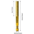thumbnail image 3 of Hearth & Gear 2025 Hole Drill Bit Hole Saw Core Drill Bit For Dry Drilling Tile With Wax Core Feature For Grinding Porcelain Tile Angle Grinder Attachments Thin Line Half Pad Stucco Drill Bit Cement, 3 of 7