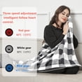 thumbnail image 4 of Multifunctional Flannel Heating Blanket for Versatile Warmth and Comfort at Home or Outdoors, 4 of 6