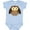 AE-Light Blue, variant on Inktastic Owl Fat Brown Boys or Girls Baby Bodysuit