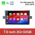 thumbnail image 2 of Android 14 For Mercedes Benz ML Class 2012-2015 Car Radio Wireless Carplay Auto Player 2din Video AHD Multimedia Stereo DVD Player, 2 of 14