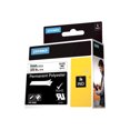 thumbnail image 3 of DYMO Polyester Laminated Label Maker Tape, 0.35 in x 18 ft, Black on White, 1 Count, 3 of 4