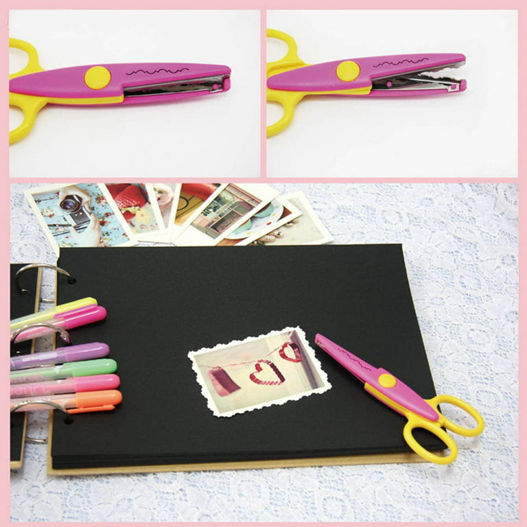 6 Colorful Decorative Paper Edge Scissor Set, Great for Teachers