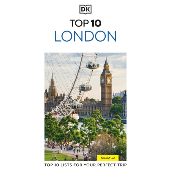 Pocket Travel Guide DK Top 10 London: Top 10 Lists for Your Perfect Trip, Plus an All-Weather Folded Map, (Paperback)