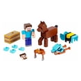 thumbnail image 3 of Set de Figuras Minecraft Steve y Caballo Armado, 3 of 4