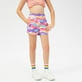 thumbnail image 6 of Girls Athletic Shorts Running Active Yoga Dance Sports Shorts 5-12Y, 6 of 8